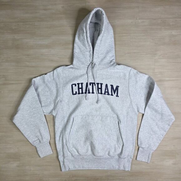 Chatham Cape Cod Champion Reverse Weave Hoodie Gray Sweatshirt Size Small - Picture 1 of 7